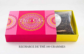 recharge pour boîte métal de 100 grammes thé en feuilles Thés CG vente en ligne