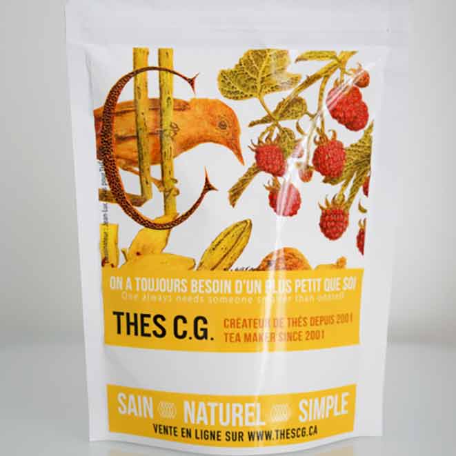 sac 50 g THÉS EN FEUILLES PAR THÉS CG